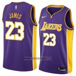 Maillot Los Angeles Lakers Lebron James No 23 Statement 2018 Volet