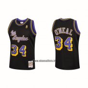 Maillot Los Angeles Lakers Shaquille O'neal NO 34 Mitchell & Ness 1996-97 Noir