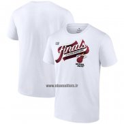 Maillot Manche Courte Miami Heat 2023 Eastern Conference Champions Blanc