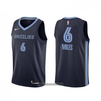 Maillot Memphis Grizzlies C.j. Miles NO 6 Icon Bleu