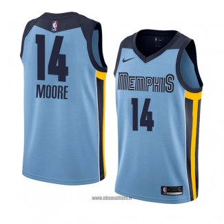 Maillot Memphis Grizzlies Doral Moore No 14 Statement 2018 Bleu