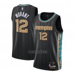 Maillot Memphis Grizzlies Ja Morant No 12 Ville 2020-21 Noir