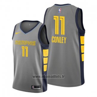 Maillot Memphis Grizzlies Mike Conley No 11 Ville Edition Gris