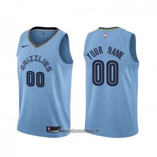 Maillot Memphis Grizzlies Personnalise Statement Bleu