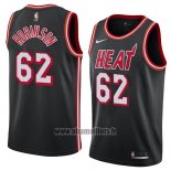 Maillot Miami Heat Duncan Robinson No 62 Classic 2018 Noir