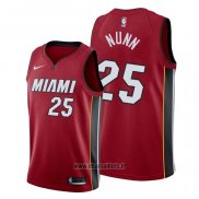 Maillot Miami Heat Kendrick Nunn No 25 Statement Rouge