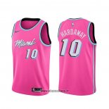 Maillot Miami Heat Tim Hardaway NO 10 Earned Rosa