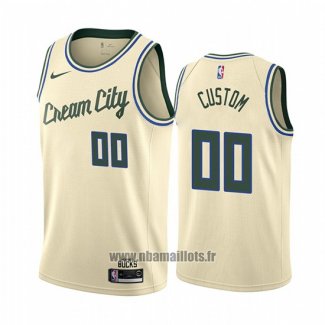 Maillot Milwaukee Bucks Personnalise Ville Crema