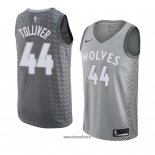 Maillot Minnesota Timberwolves Anthony Tolliver No 44 Ville 2018 Gris