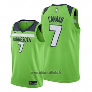 Maillot Minnesota Timberwolves Isaiah Canaan No 7 Statement Vert