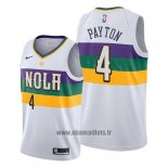 Maillot New Orleans Pelicans Elfrid Payton No 4 Ville Edition Blanc