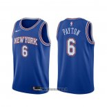 Maillot New York Knicks Elfrid Payton NO 6 Statement 2019-20 Bleu