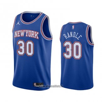 Maillot New York Knicks Julius Randle No 30 Statement 2020-21 Bleu