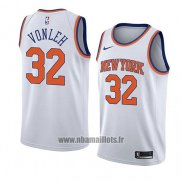 Maillot New York Knicks Noah Vonleh No 32 Association 2018 Blanc