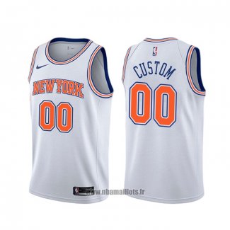 Maillot New York Knicks Personnalise Statement Blanc