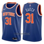 Maillot New York Knicks Ron Baker No 31 Icon 2017-18 Bleu