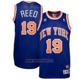 Maillot New York Knicks Willis Reed No 19 Retro Bleu