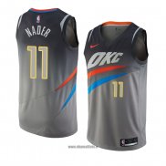 Maillot Oklahoma City Thunder Abdel Nader No 11 Ville 2018 Gris