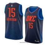 Maillot Oklahoma City Thunder Donte Grantham No 15 Statement 2018 Bleu