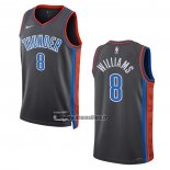 Maillot Oklahoma City Thunder Jalen Williams NO 8 Ville 2022-23 Gris