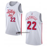 Maillot Philadelphia 76ers Matisse Thybulle NO 22 Ville 2022-23 Blanc