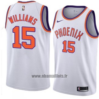 Maillot Phoenix Suns Alan Williams No 15 Hardwood Classic 2018 Blanc