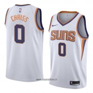 Maillot Phoenix Suns Marquese Chriss No 0 Association 2018 Blanc