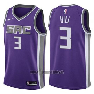 Maillot Sacramento Kings George Hill No 3 Icon 2017-18 Volet
