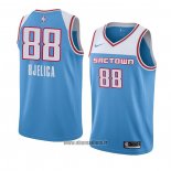 Maillot Sacramento Kings Nemanja Bjelica No 88 Ville 2018-19 Bleu