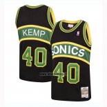 Maillot Seattle Supersonics Shawn Kemp No 40 Mitchell & Ness 1994-95 Noir