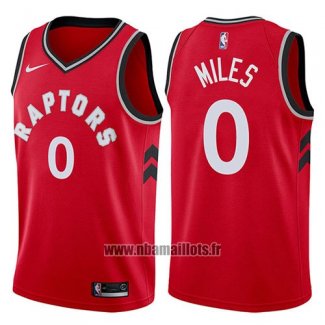 Maillot Tornto Raptors Cj Miles No 0 Icon 2017-18 Rouge