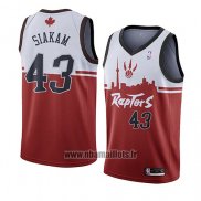 Maillot Tornto Raptors Pascal Siakam No 43 Ville 2019-20 Rouge