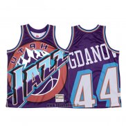 Maillot Utah Jazz Bojan Bogdanovic NO 44 Mitchell & Ness Big Face Volet