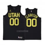 Maillot Utah Jazz Jordan Clarkson NO 00 Statement 2022-23 Noir