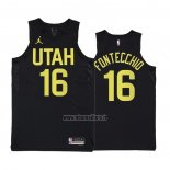 Maillot Utah Jazz Simone Fontecchio NO 16 Statement 2022-23 Noir