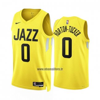 Maillot Utah Jazz Talen Horton-tucker NO 0 Icon 2022-23 Jaune