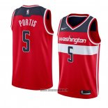 Maillot Washington Wizards Bobby Portis No 5 Icon 2018 Rouge