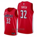 Maillot Washington Wizards Jeff Green No 32 Earned Edition Rouge