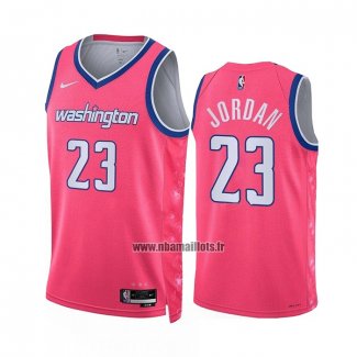 Maillot Washington Wizards Michael Jordan NO 23 Ville 2022-23 Rosa