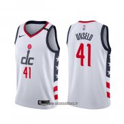 Maillot Washington Wizards Wes Unseld NO 41 Ville Blanc