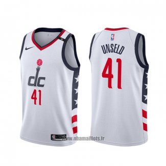 Maillot Washington Wizards Wes Unseld NO 41 Ville Blanc