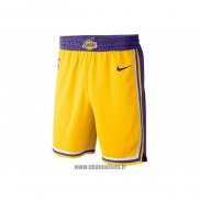 Short Los Angeles Lakers Jaune