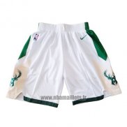 Short Milwaukee Bucks 2019 Blanc