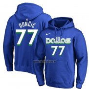 Veste a Capuche Dallas Mavericks Luka Doncic Ville 2022-23 Bleu