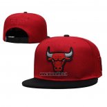 Casquette Chicago Bulls Noir Rouge2