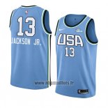 Maillot 2019 Rising Star Jaren Jackson Jr. No 13 World Bleu