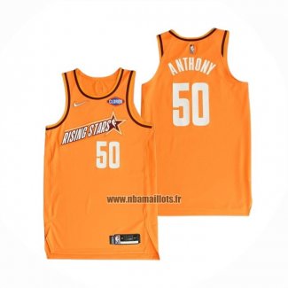 Maillot 2022 Rising Star Cole Anthony NO 50 Worthy Orange