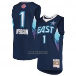 Maillot All Star 2009 Allen Iverson NO 1 Bleu