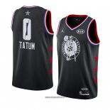 Maillot All Star 2019 Boston Celtics Jayson Tatum No 0 Noir