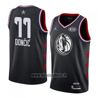 Maillot All Star 2019 Dallas Mavericks Luka Doncic No 77 Noir